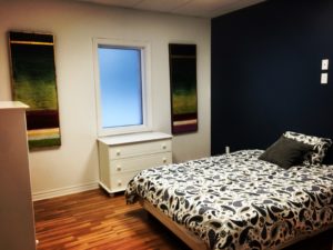 Angelman blue single bedroom